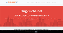 Desktop Screenshot of flug-suche.net