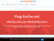 Tablet Screenshot of flug-suche.net